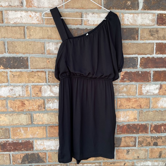 BCBGeneration Black One Shoulder Dress - Picture 9 of 10